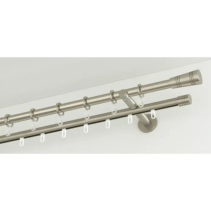Gardinia Endknopf Chicago - Rund, Metall, L x B x H: 18,1 x 10,1 x 3,8 mm
