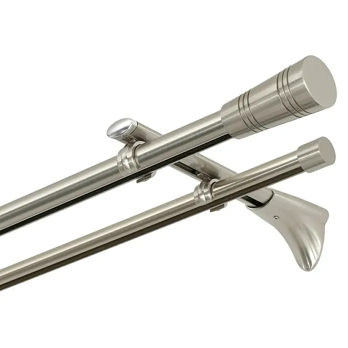 Gardinia Endknopf Chicago - Rund, Metall, L x B x H: 18,1 x 10,1 x 3,8 mm