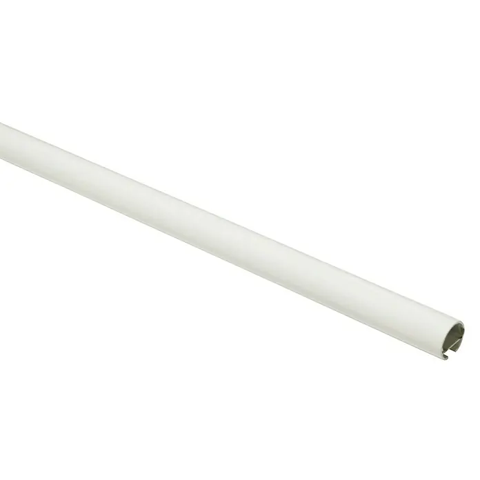 Gardinia Gardinenstange Chicago - Weiß, Länge: 240 cm, Durchmesser: 20 mm