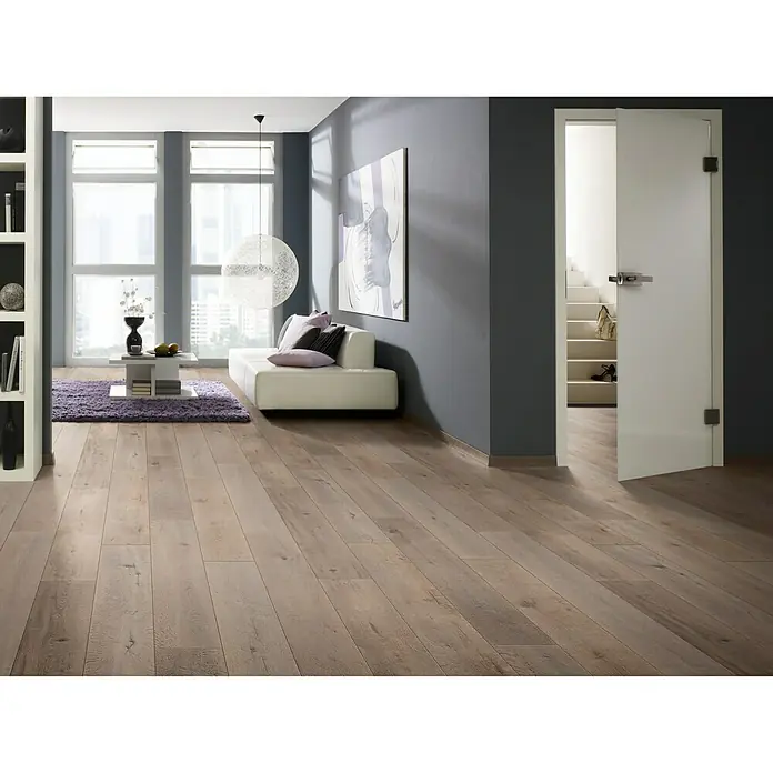 LOGOCLIC Vinto Laminat - 1.285 x 192 x 8 mm, Rustikalni pod - Detaljan prikaz