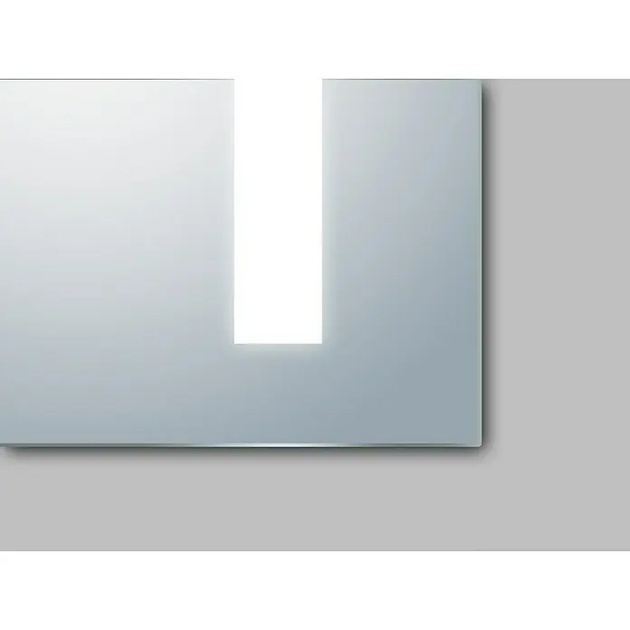 DSK LED-Spiegelschrank Aluminio Sun - B x H: 60 x 70 cm, Mit Beleuchtung, Aluminium - Detailaufnahme