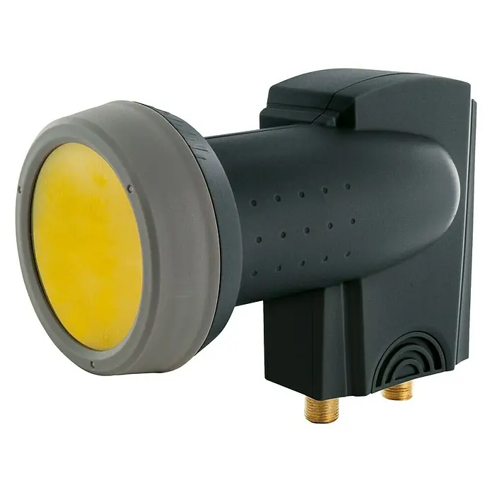 Schwaiger Twin-LNB - 2-fach, 0,2 dB, 40 mm, Anthrazit