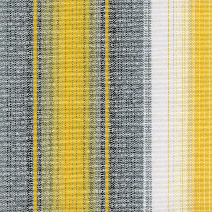 Deyo Limassol Vollkassettenmarkise - Gelb/Grau/Beige, Farbe Gestell: Anthrazit, Breite: 5 m, Ausfall: 3,5 m - Detailaufnahme