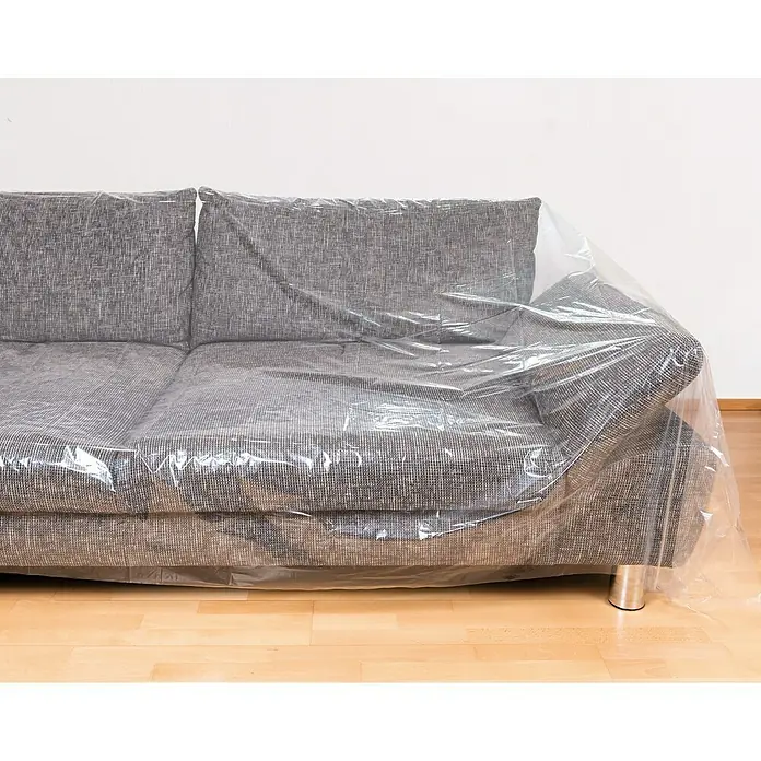 Nips Couchhülle Bio - L x B: 3 x 1,3 m, Transparent, 2 Stk. - Anwendungsbeispiel
