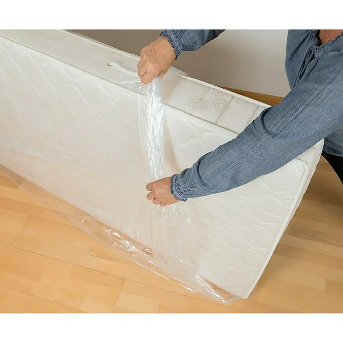 Nips Matratzenhülle Bio - L x B: 2,4 x 1,3 m, Transparent, 2 Stk. - Anwendungsbeispiel
