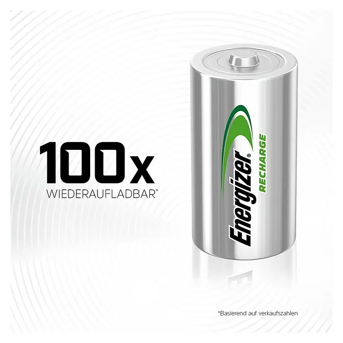 Energizer Rechargeable PowerPlus Baterija Rechargeable PowerPlus Baby C 1,2 V - Baby C, 2.500 mAh, Nikal metal hidrid, 2 Kom. - Proizvod u upotrebi