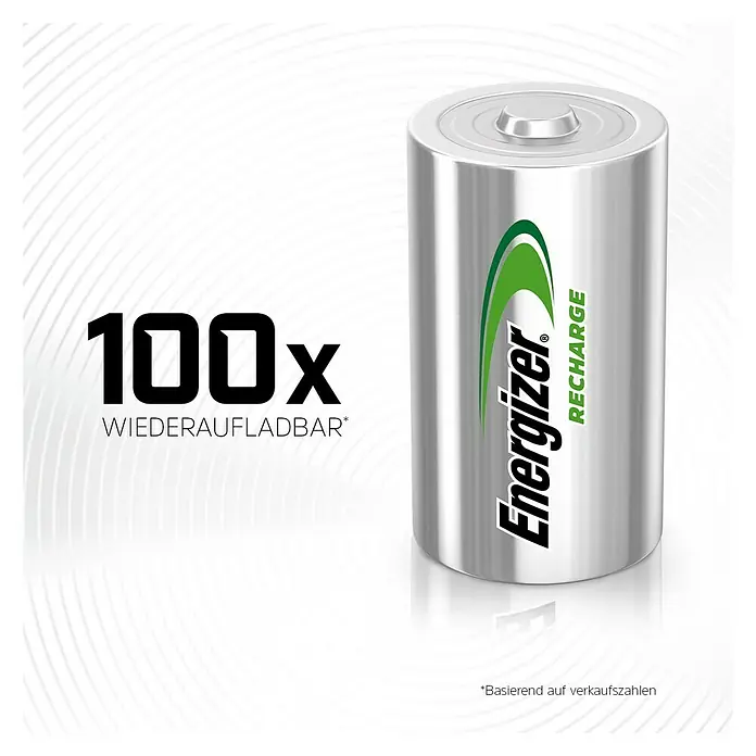 Energizer Rechargeable PowerPlus Baterija Rechargeable PowerPlus D - Mono D, 2.500 mAh, Nikal metal hidrid, 2 Kom. - Proizvod u upotrebi
