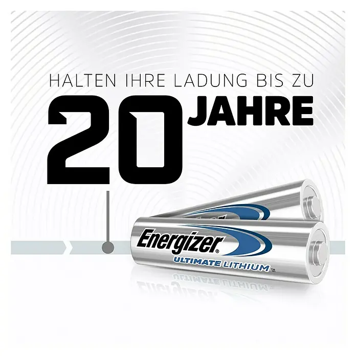 Energizer Batterie Ultimate Lithium - Mignon AA, 1,5 V, 4 Stk. - Anwendungsbeispiel