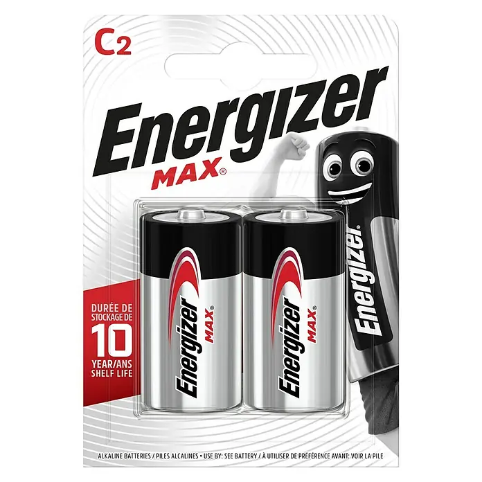 Energizer Batterie Max C - Baby C, 1,5 V - Vorderansicht