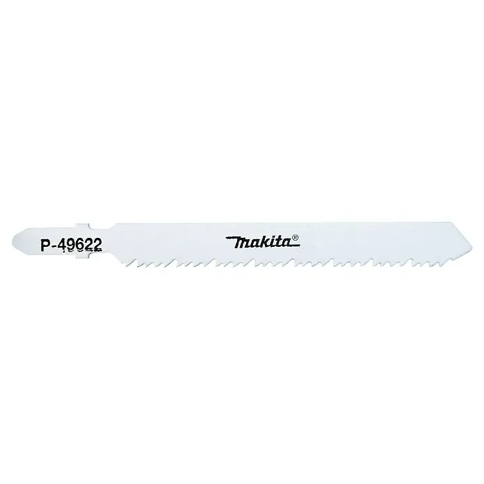 Makita Hoja de sierra de calar P-49622 - Madera con clavos, 5 ud., Vástago en T