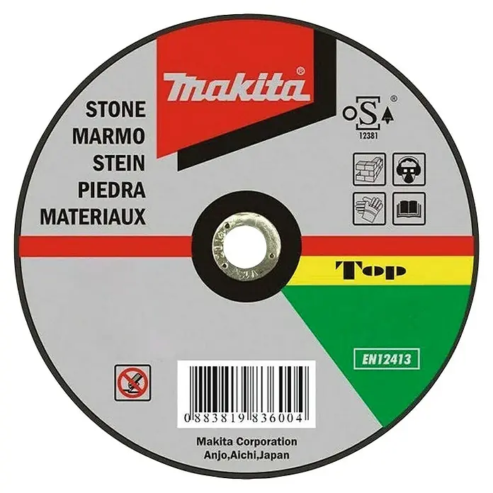 Makita Disco de corte - Apto para: Piedra, Diámetro disco: 230 mm, Espesor disco: 3,2 mm