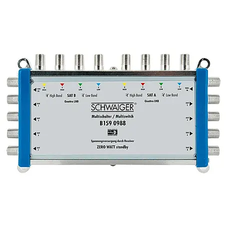 Schwaiger  SAT-Multischalter 9 auf 8