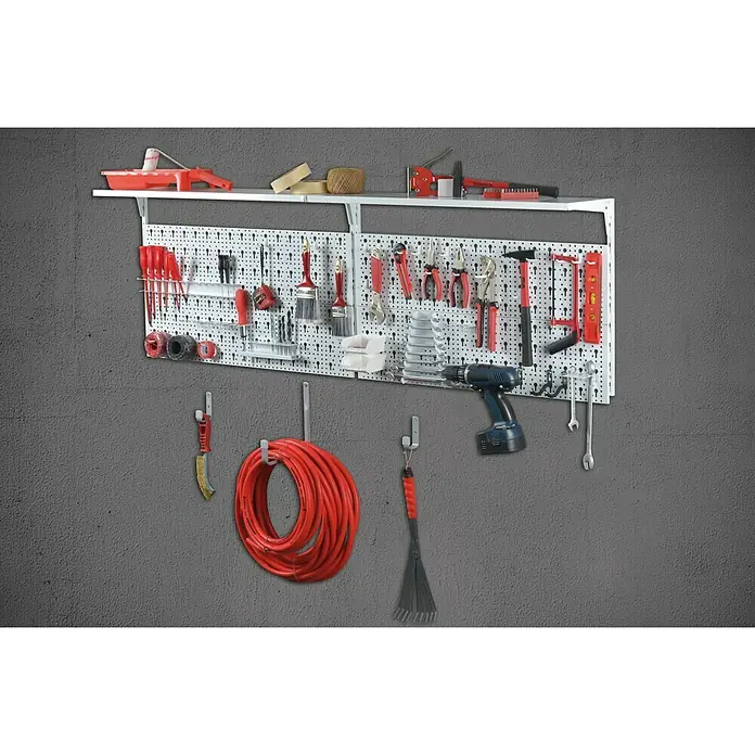 Element System Lochwand-Set Organizer 3 - B x H: 80 x 100 cm - Rechte Seitenansicht