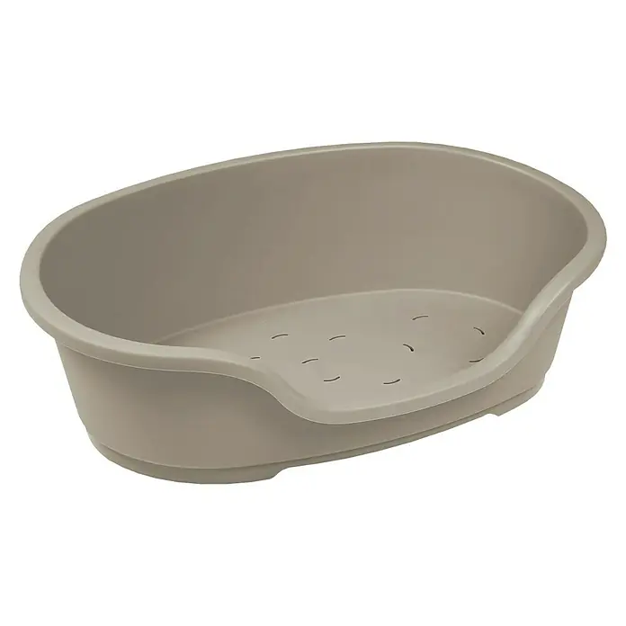 Karlie Honden- en kattenmand Domus - 80 x 24 x 49 cm, Kunststof, Warmgrijs - Top-down weergave