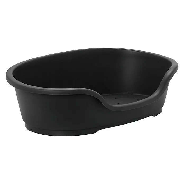 Karlie Honden- en kattenmand Domus - 70 x 22 x 42 cm, Kunststof, Zwart - Top-down weergave