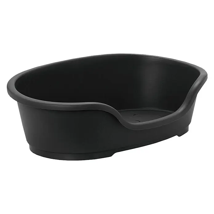 Karlie Honden- en kattenmand Domus - 60 x 20 x 36 cm, Kunststof, Zwart - Top-down weergave