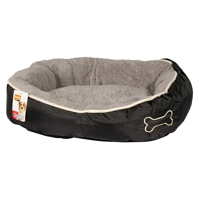 Karlie Cama para perros Chipz - 70 x 73 x 20 cm, Forro polar, Gris - Vista frontal