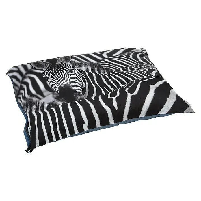 Beeztees Hondenkussen Zebra - Katoen/polyester - Top-down weergave