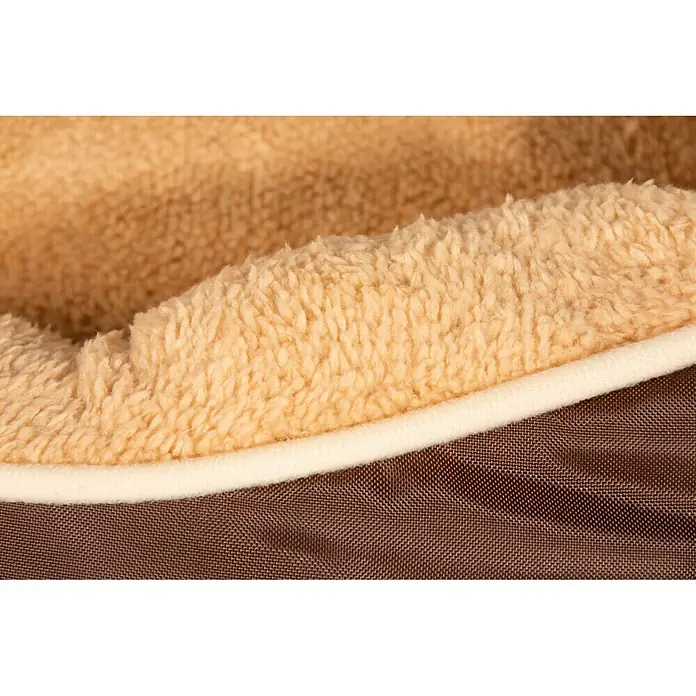 Karlie Cama para perros Chipz - 70 x 73 x 20 cm, Forro polar, Beige - Primer plano