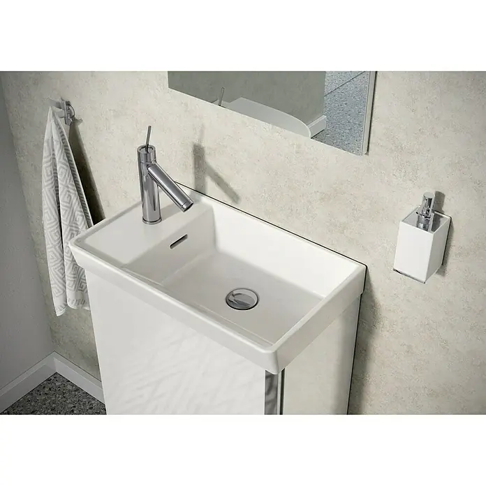 Riva Badmöbel-Set Joy - 45,5 cm, Weiß, Hochglanz