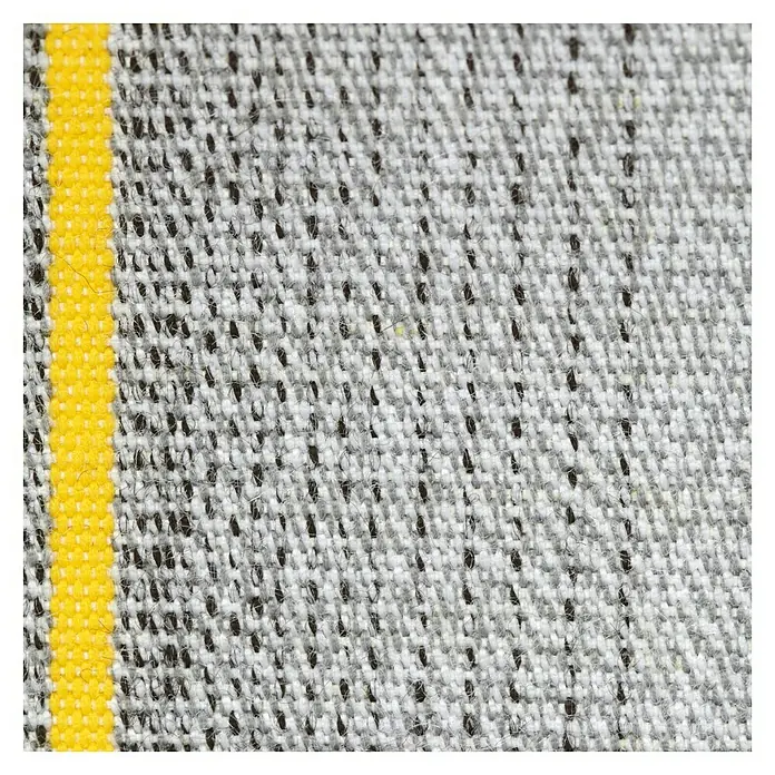 Deyo Limassol Vollkassettenmarkise - Gelb/Grau/Beige, Farbe Gestell: Weiß, Breite: 5 m, Ausfall: 3,5 m