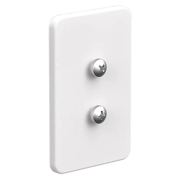 Creabath Placa de fijación adhesiva Soul White - L x An: 0,4 x 4,5 cm