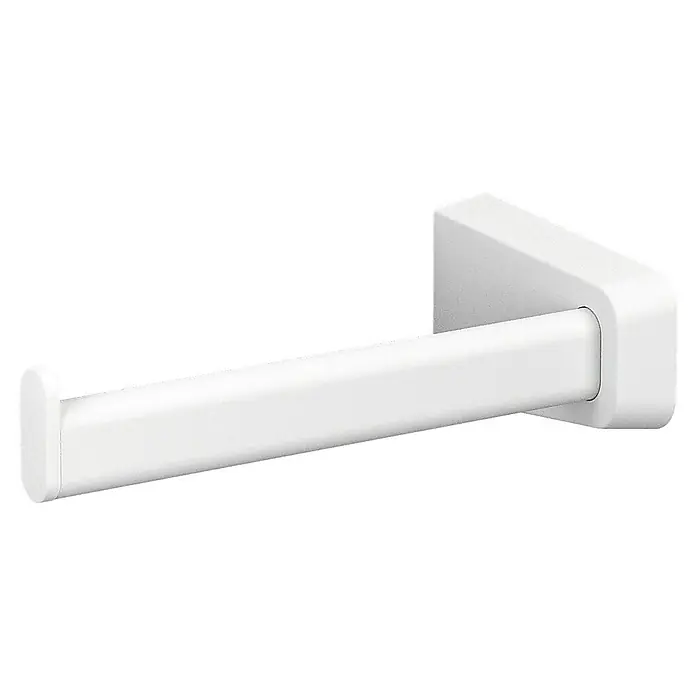 Creabath Soul White Portarrollos papel higiénico - Sin tapa, Blanco, Mate