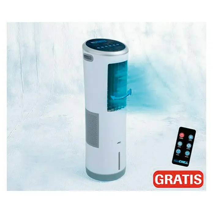 Luftkühler Instachill Livington - Weiß, Höhe: 90,8 cm, 85 W, Mit Fernbedienung
