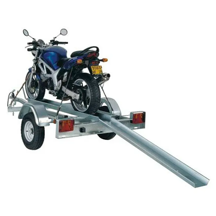 BAUHAUS Remolque para motocicletas PMM-1 - Carga útil: 284 kg, Un eje, Sin freno