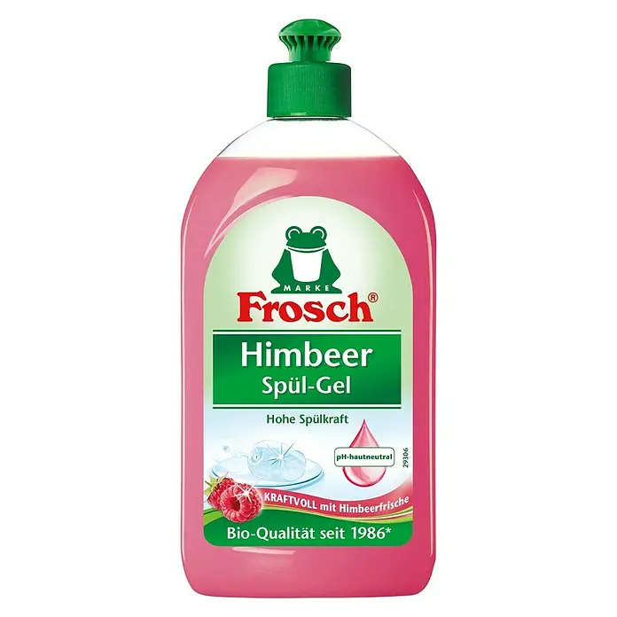Frosch Spülmittel Gel - Flasche, 500 ml - Vorderansicht