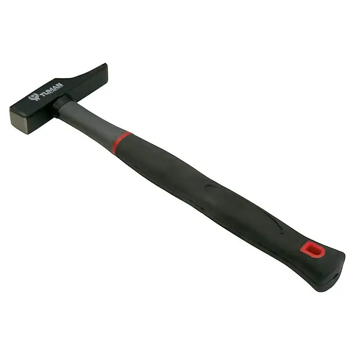 Martillo de albañil 28 mm - Material mango: Plástico con refuerzo de fibra de vidrio (GfK)
