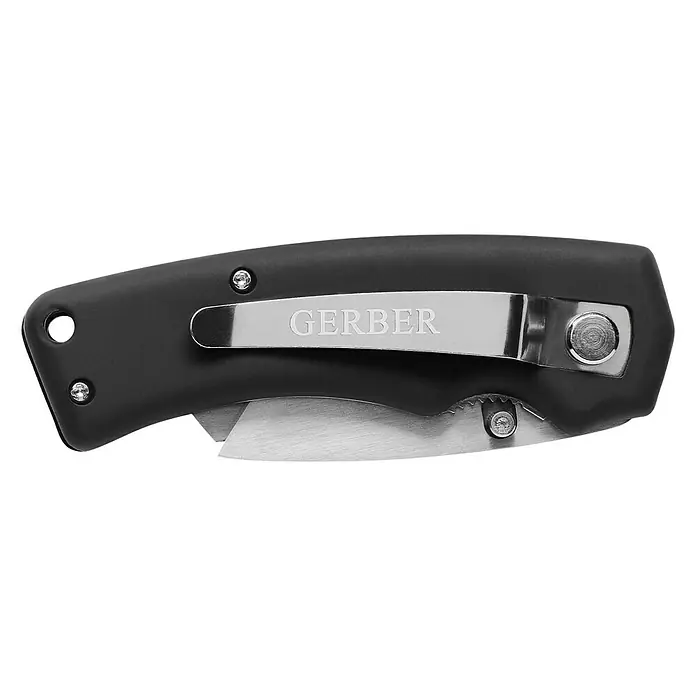 Gerber Cuttermesser Edge - Trapezklinge, Abnehmbarer Befestigungsclip - Ansicht von oben
