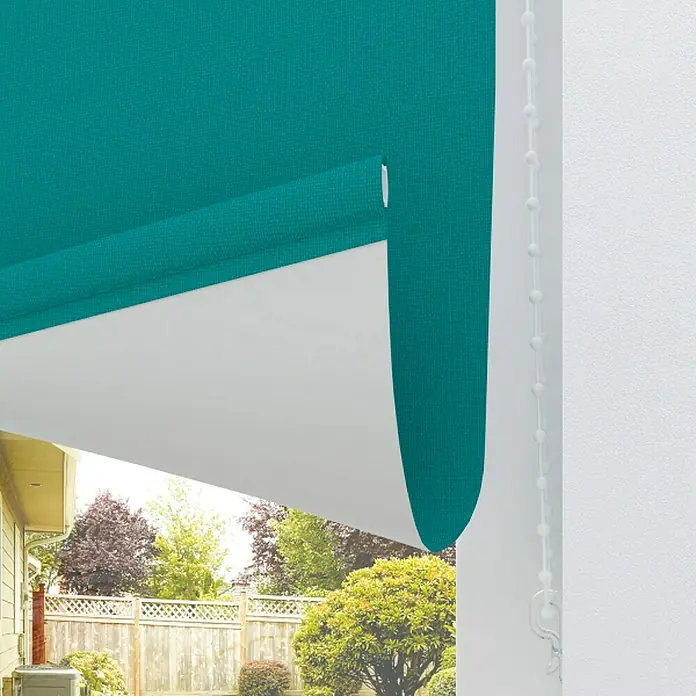 Verdunkelungsrollo - B x H: 90 x 190 cm, Türkis - Detailaufnahme