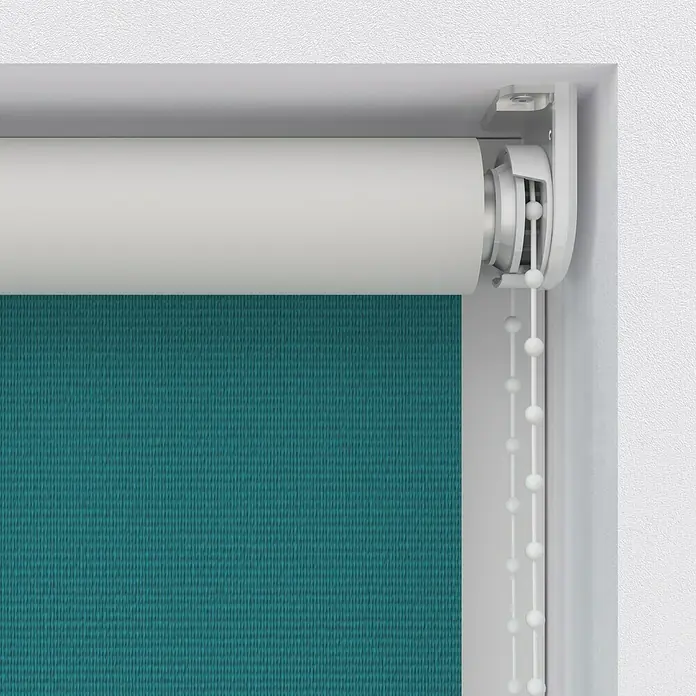 Verdunkelungsrollo - B x H: 90 x 190 cm, Türkis - Detailaufnahme