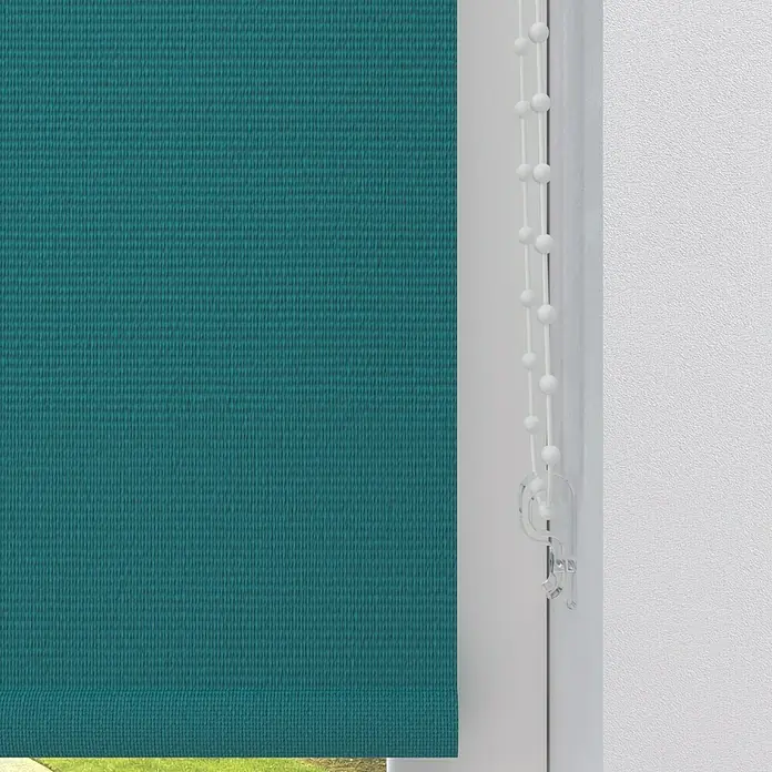 Verdunkelungsrollo - B x H: 90 x 190 cm, Türkis - Detailaufnahme