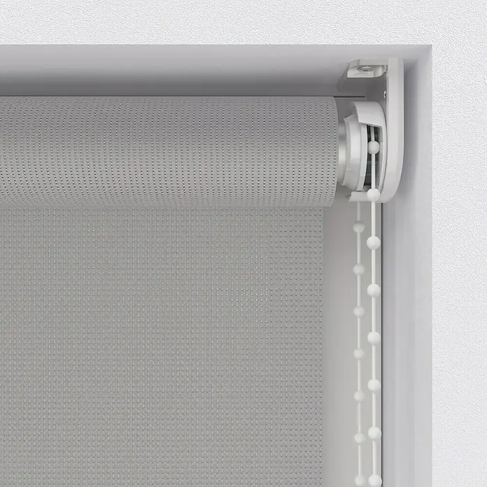 Rollo Screen - B x H: 80 x 190 cm, Silber - Detailaufnahme