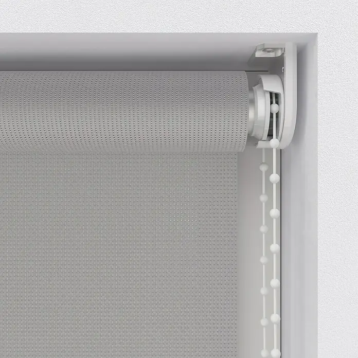 Rollo Screen - B x H: 100 x 190 cm, Silber - Detailaufnahme