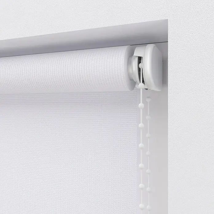 Rollo Screen - B x H: 100 x 190 cm, Weiß - Detailaufnahme