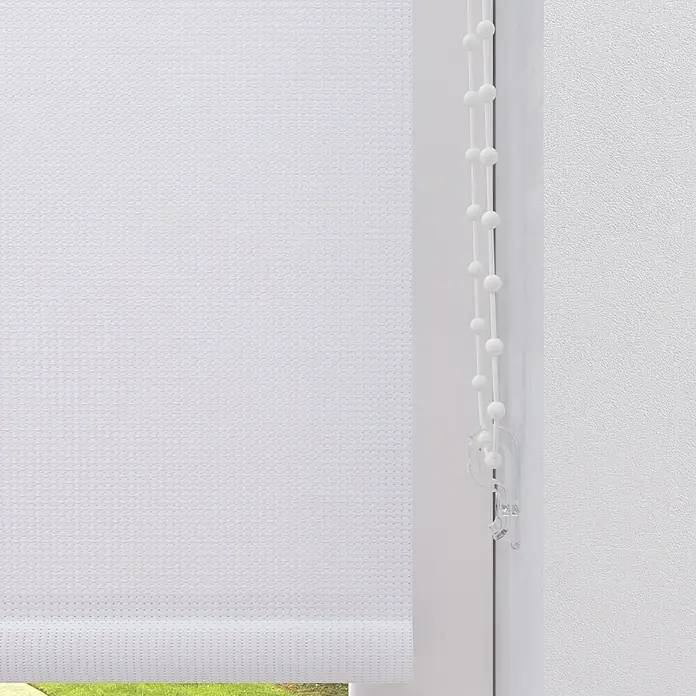 Rollo Screen - B x H: 100 x 190 cm, Weiß - Detailaufnahme