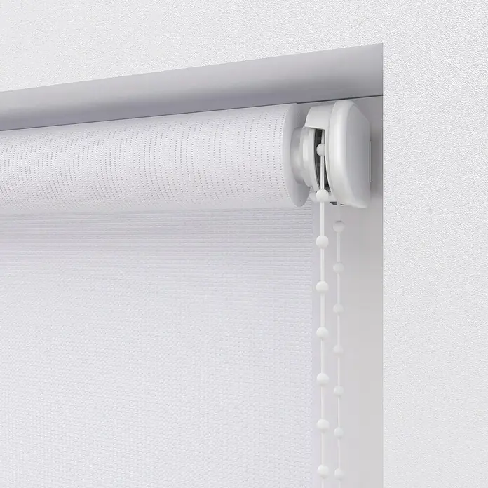 Rollo Screen - B x H: 210 x 190 cm, Weiß - Detailaufnahme
