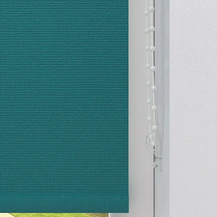 Verdunkelungsrollo - B x H: 100 x 190 cm, Türkis - Detailaufnahme