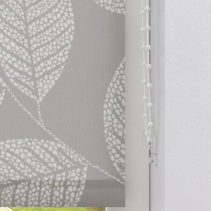 Rollo Blatt - B x H: 90 x 190 cm, Beige - Detailaufnahme