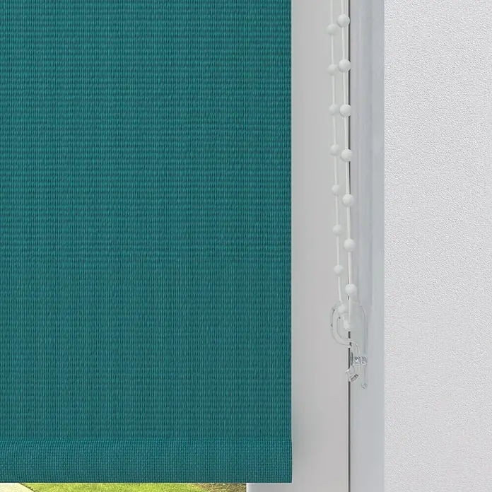 Verdunkelungsrollo - B x H: 150 x 190 cm, Türkis - Detailaufnahme