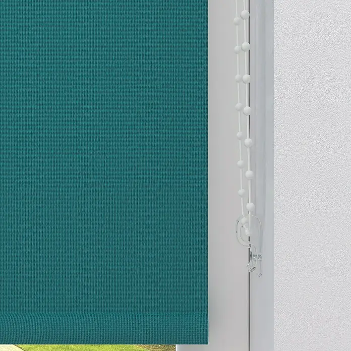Verdunkelungsrollo - B x H: 180 x 190 cm, Türkis - Detailaufnahme