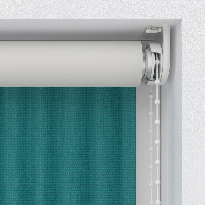 Verdunkelungsrollo - B x H: 90 x 275 cm, Türkis - Detailaufnahme