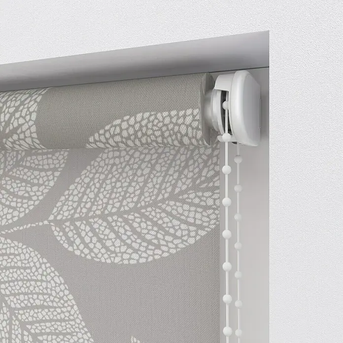 Rollo Blatt - B x H: 80 x 190 cm, Beige - Detailaufnahme