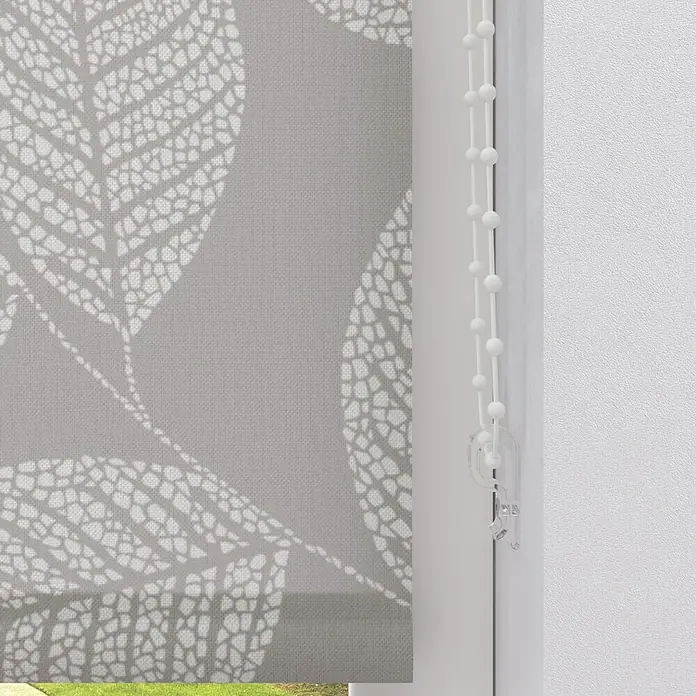 Rollo Blatt - B x H: 80 x 190 cm, Beige - Detailaufnahme