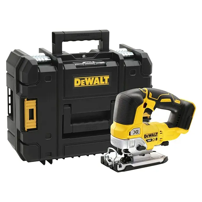 Dewalt XR Akku-Pendelhubstichsäge DCS334NT - 18 V, Ohne Akku, 0 - 3.200 U/min - Vorderansicht