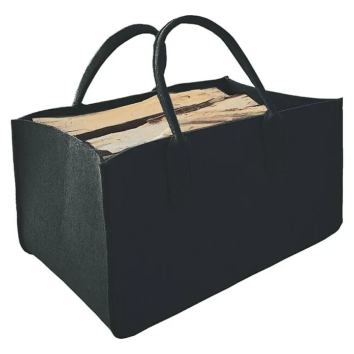 Lienbacher Filztasche - 50 x 34 x 27 cm, Schwarz