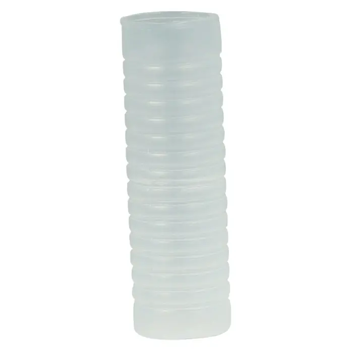 Manguito flexible - EN 16, Plástico, 320 N, Blanco - Vista de perfil izquierdo